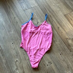 Colsie Pink and Blue Bodysuit NWOT